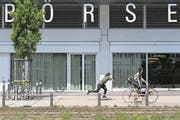 Die Neue Börse Zürich-West des SIX-Hauptsitzes in Zürich. (Bild: Ennio Leanza/Keystone)