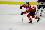 Am der U18-WM in Dmitrow dabei: Rahel Enzler. (Bild: Carlos Osorio / AP (Plymouth, 3. April 2017))