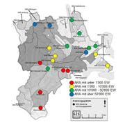 Die Kläranlagen im Kanton Luzern. (Bild: PD)