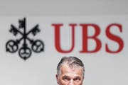 UBS-Konzernchef Sergio Ermotti an der gestrigen Pressekonferenz in Zürich. (Bild: Ennio Leanza/Keystone)