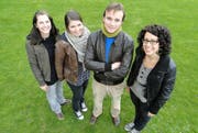 Das der Horwer Jugendanimation: Martina Vogler, Stefanie Ambühl, Dominik Bisan und Livia Lustenberger (von links). (Bild pd)