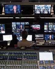 Wie gross soll sie künftig sein? SRG-Studio in Zürich. (Bild: Ennio Leanza/KEY (Leutschenbach, 11. Dezember 2017))
