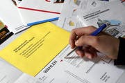 Wahlsonntag: Die Zwischenergebnisse der Wahl werden künftig auch im Kanton Zug wieder mitgeteilt. (Bild: Werner Schelbert / Neue ZZ)