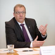 Der Nidwaldner Finanzdirektor Alfred Bossard. (Bild: Corinne Glanzmann (Stans, 5. April 2016))