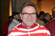 Der Zuger Sicherheitsdirektor Beat Villiger kam in einem traditionellen Baarer Kostüm als Ehrengast zur Fritschitagwache. (Bild: Kilian Küttel/LZ (Luzern, 8. Februar 2018))