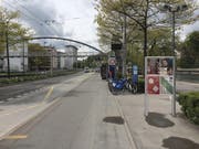 Eine Kleinplakatstelle am Kasernenplatz in der Stadt Luzern. (Bild: Visualisierung PD)