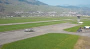 Der Flugplatz Buochs wird von den Pilatus-Werken und vom Kanton Nidwalden betrieben. (Bild: Geri Wyss (10. März 2014))