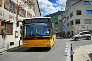 Ein Postauto fährt von Emmetten über Beckenried (Bild) nach Stans. (Bild Matthias Piazza)