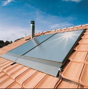 Im Kanton Schwyz sind die Beiträge für Investitionen in erneuerbare Energien - im Bild Sonnenkollektoren - ausgeschöpft. (Bild: PD)