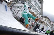 Pascal Christen bei einem Jump. (Bild André A. Niederberger)