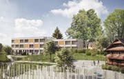 Auf dem Neuschwand-Areal entstehen 150 neue Wohnungen. (Bild: Visualisierung: PD)