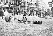Paris im Mai 1968: Im studentischen Sorbonne-Quartier kam es auch zu chaotischen Szenen. (Bild: Musée de la Préfecture de Police, Paris)