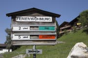 Zweitwohnung werden im Kanton Uri mehrheitlich nicht vermietet, sondern von den Besitzern genutzt. (Bild: Keystone)