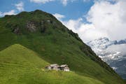 Bergbauernhof auf Oberbalm oberhalb des Schächentals am Klausenpass. (Bild: Keystone)