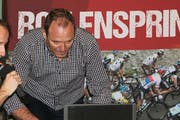 Er war am schnellsten: Der Baarer Gemeindeschreiber Walter Lipp. (Bild: PD)