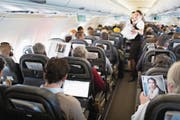 Aeropers-Sprecher: «Es geht auch um das Wohl der Passagiere.» (Bild: Gaetan Bally/Keystone (Flug nach Zürich, 12. April 2013))