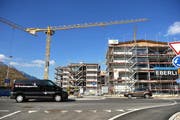 Eine Baustelle in Kerns im Kanton Obwalden. (Bild: Archiv Neue LZ)