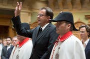 Peter Schilliger ist am Montag im Nationalrat vereidigt worden. (Bild: Keystone)
