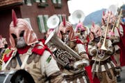 Der Fasnachtsumzug in Schachen war ein voller Erfolg. (Bild: Boris Bürgisser / Neue LZ)