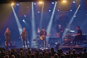 Die Formation Orkesta Mendoza bei ihrem Auftritt an den Musiktagen in diesem Frühling. (Bild: André A. Niederberger (Stans, 28. April 2017))