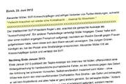 Die Endfassung nach dem Rechtsstreit: Auf www.hans-stutz.ch ist ein Satz ist gelöscht, das folgenschwere Zitat steht noch. (Bild: Screenshot Christian Volken / luzernerzeitung.ch)