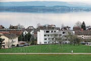 Hier sollen fünf Mehrfamilienhäuser entstehen. (Bild: Stefan Kaiser (26. Januar 2018))