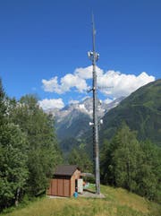Im September 2017 umgebaute Mobilfunkanlage «unter Axeli» in Gurtnellen. (Bild: PD)