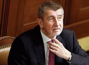 Tschechiens neuer Premier Andrej Babiš gestern im Parlament in Prag. (Bild: Petr David Josek/Keystone (10. Januar 2018))