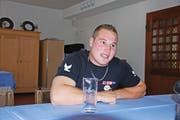Joel Wicki gestern im Hotel Rischli in Sörenberg. (Bild Claudio Zanini)