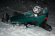 Das verunfallte Auto. (Bild Luzerner Polizei)