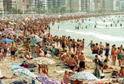 Der Levante-Strand. (Bild: G. MORELL (EFE) / Keystone)