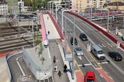 Der Unfall ereignete sich auf der Langensandbrücke. (Symbolbild) (Bild: Archiv / Neue LZ)