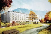 So soll der Erweiterungsbau Schmetterling der Stiftung Zukunft Alter dereinst aussehen. (Bild: PD)