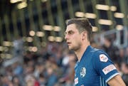 Tomi Juric: FCL-Stürmer, australischer Nationalspieler und fleissiger Flugmeilensammler. (Bild: Urs Flüeler/Keystone (Luzern, 23. September 2017))