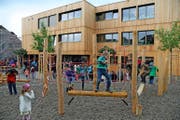 Eröffnung des Kindergartens in Kerns im Juni dieses Jahres. (Bild Robert Hess)