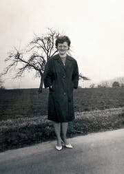 Die Melchtalerin Irma Mesterhazy-von Rotz kurz vor ihrem Abflug in die USA 1963. (Bild: pd)