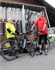 Arnold Noldi Burch (links) und Bruno Zumbühl sind startklar für die neue Saison. (Bild Oliver Mattmann)