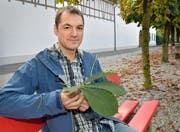 HSLU-Absolvent und Ingenieur: Philipp Burch. Bild: Romano Cuonz (Sarnen, 5. Oktober2016)
