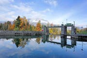 Bild vom Stauwehr am Wichelsee. (Bild: PD/Mario Zoppe)