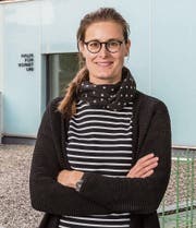 Joëlle Staub an ihrer neuen Wirkungsstätte. (Bild: F. X. Brun (18. 1. 2018))