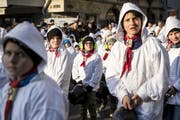 Prächtige Bedingungen am Schülerklausjagen Küssnacht 2017. (Bild: Keystone)