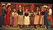 Harmonie auf der ganzen Ebene: das Tschiferli-Cheerli bei seinem Jahreskonzert. (Bild: Birgit Scheidegger (Kägiswil, 11. März 2017))