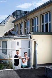 Samuel Steinemann und Judith Brügger wollen den Fokus für das Casino öffnen. (Bild Stefan Kaiser)