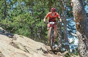 Linda Indergand verpasste das Podest beim Weltcuprennen in Andorra nur knapp. (Bild: Roland Jauch (Vallnord, 2. Juli 2017))