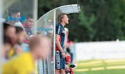 Trainer Pascal Nussbaumer gab sein Debüt. (Bild: Roger Zbinden (Cham, 12. August 2017))