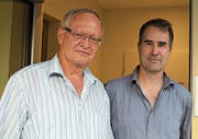 Peter Wipfli, Präsident Procap Uri (links), und Martin Boltshauser von Procap Schweiz. (Bild: ku (Altdorf, 19. 6. 17))
