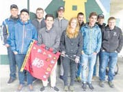 Ein Teil der Nidwaldner Delegation (von links): Simon Schüpfer, Martin Keiser, Noah Waser, Simon Schmitter, Stanislav Christen, Seraina Waser, Kai Zurkirch, Lars Aschwanden, Aaron Waser und Roman Durrer. (Bild: PD)