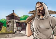 Der Schweizer Comic-Künstler widmet sich nach vielen amerikanischen Superhelden nun Wilhelm Tell. (Bild: David Boller)