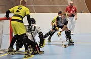 Auch im Rollhockeysport sind Schiedsrichter Mangelware. (Bild: Urs Hanhart (Seedorf, 27. November 2017))