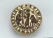 Zeichen von Macht und Selbstbewusstsein: Das Schwyzer Siegel, das erstmals Ende des 13. Jahrhunderts nachgewiesen ist. (Bild: Bundesbriefmuseum Schwyz)